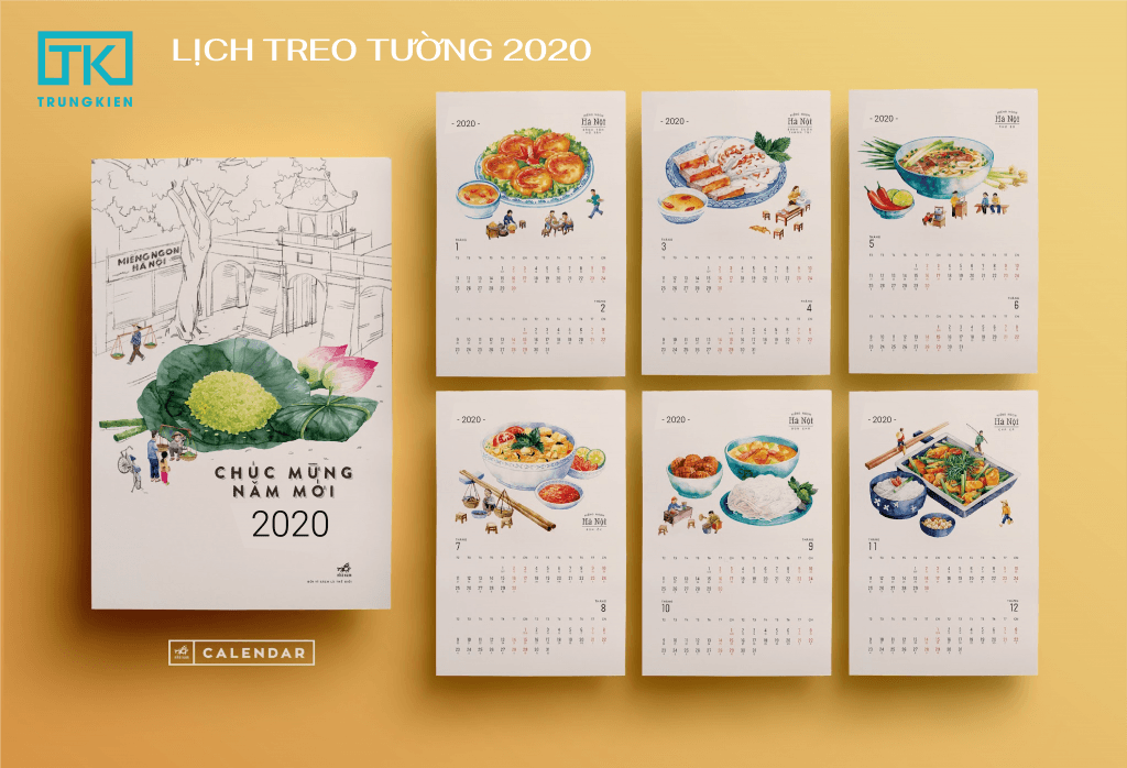 Lịch treo tường mừng xuân 2023