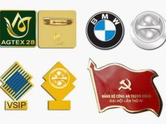 Những mẫu huy hiệu cài áo in logo công ty đẹp nhất